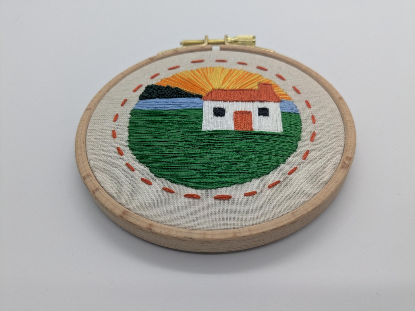 Highland Bothy - HAND EMBROIDERY KIT - Scottish Landscapes Collection