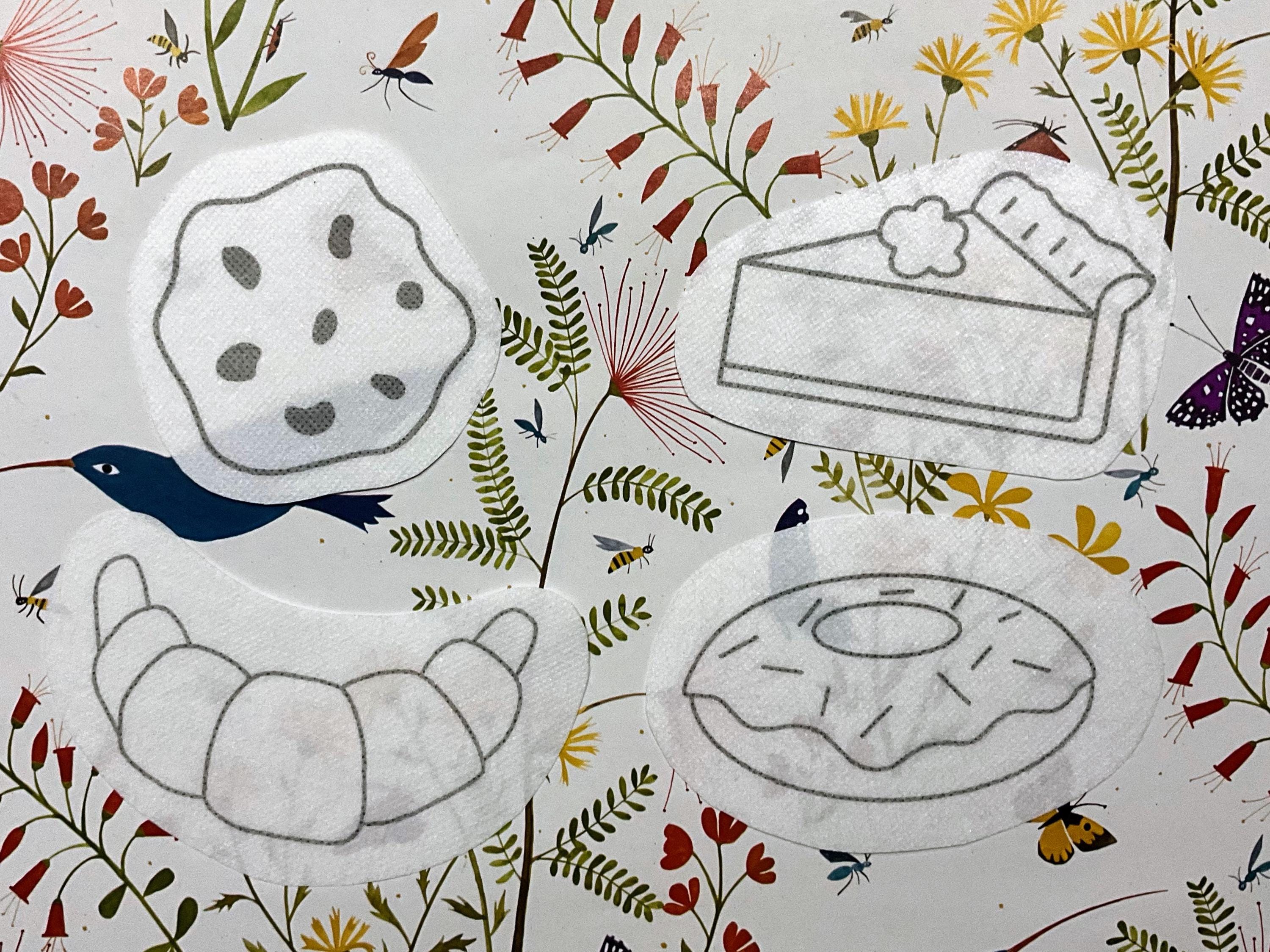 Sweet Treats Embroidery Stickers