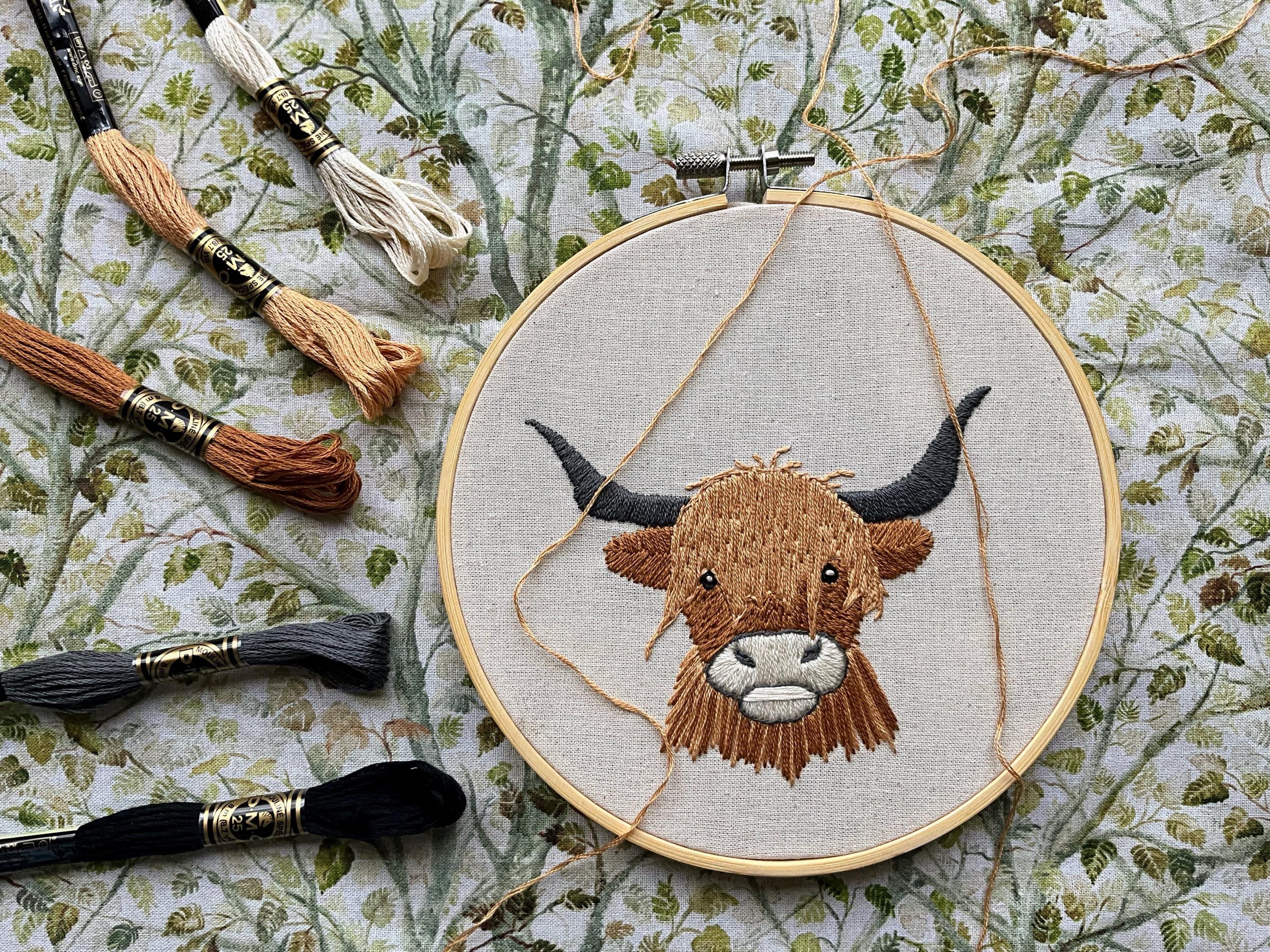 Scottish Highland Cow pdf pattern