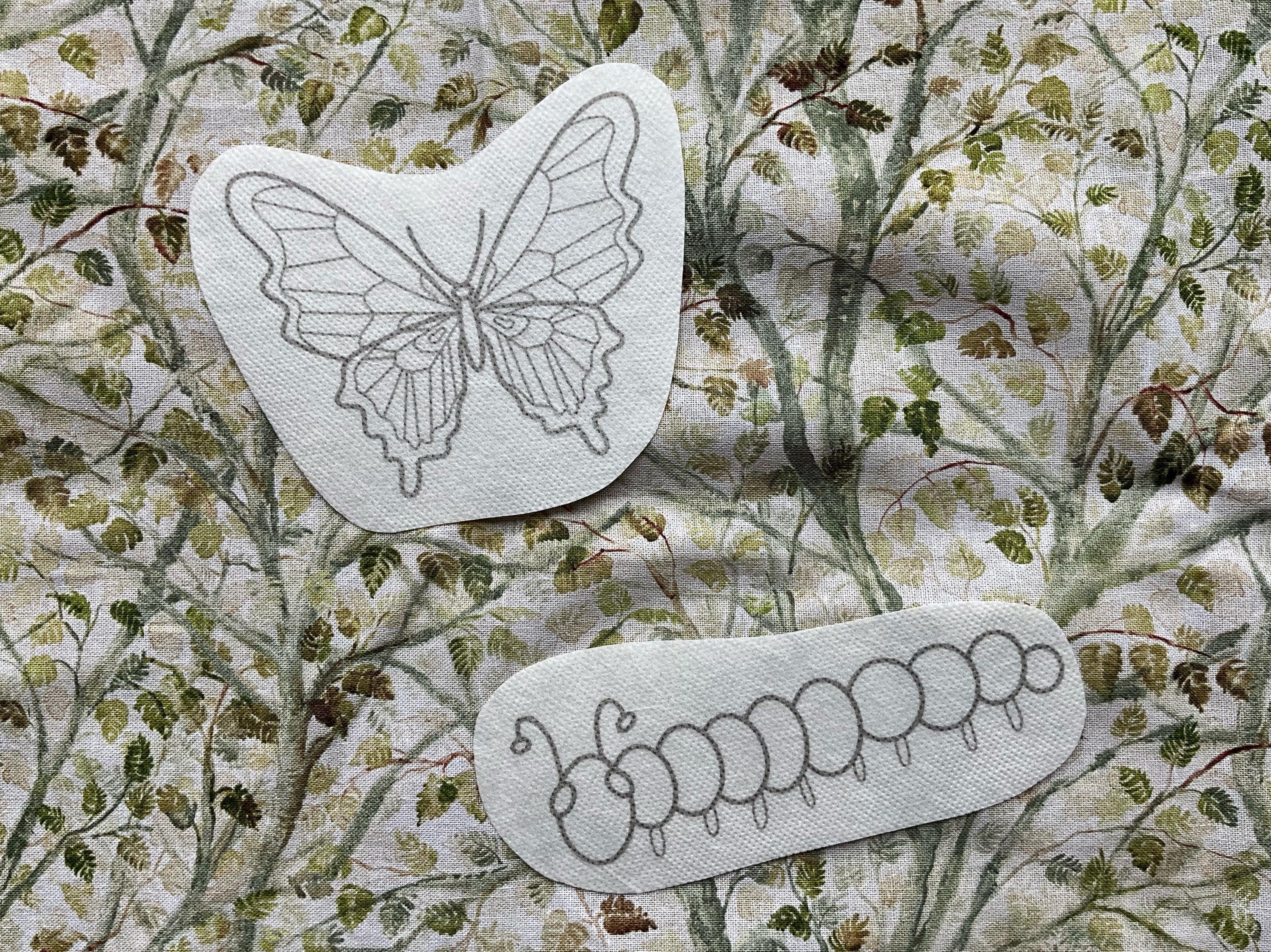 Garden Bugs Embroidery Stickers