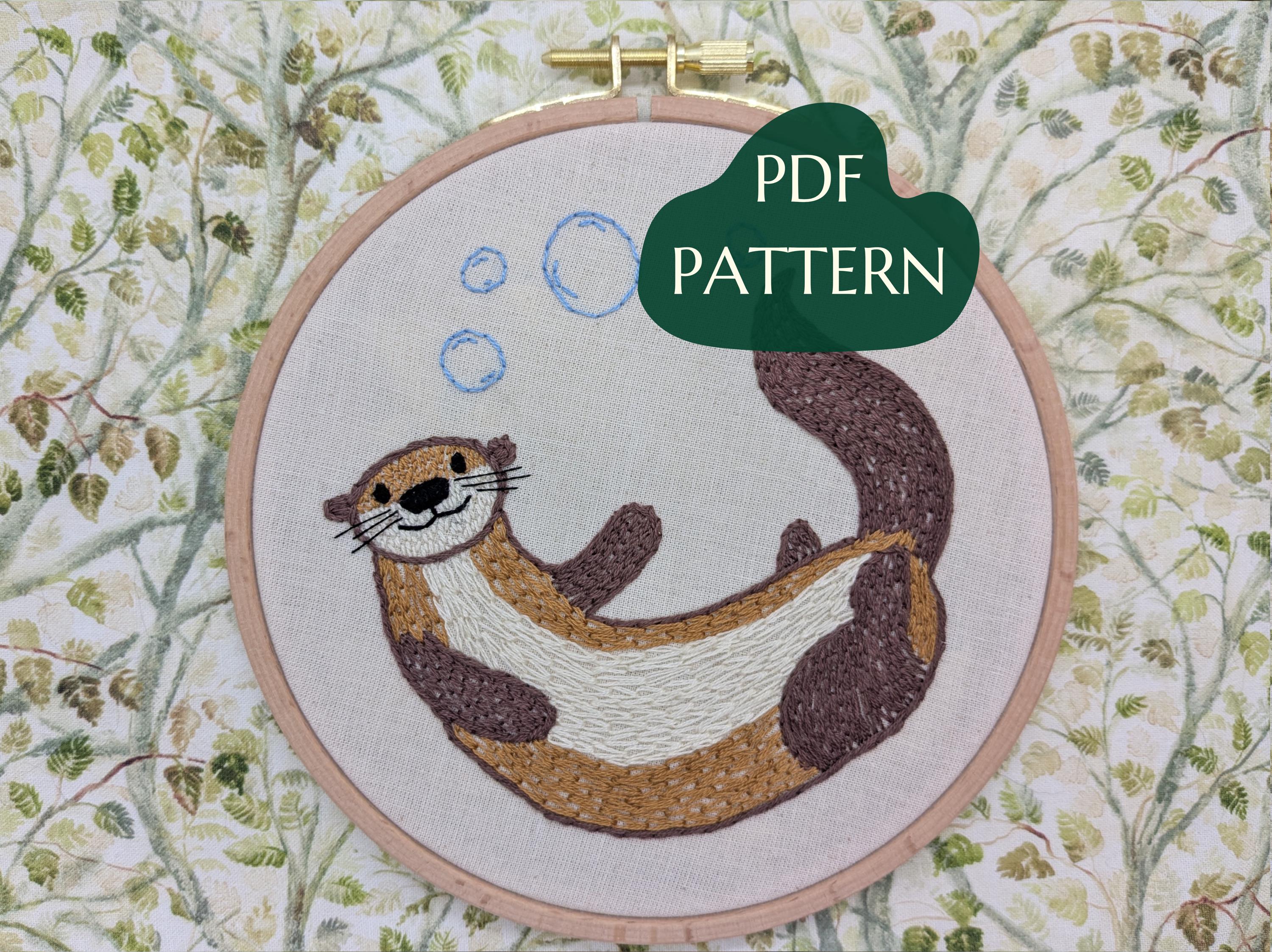 Otis the Otter pdf pattern