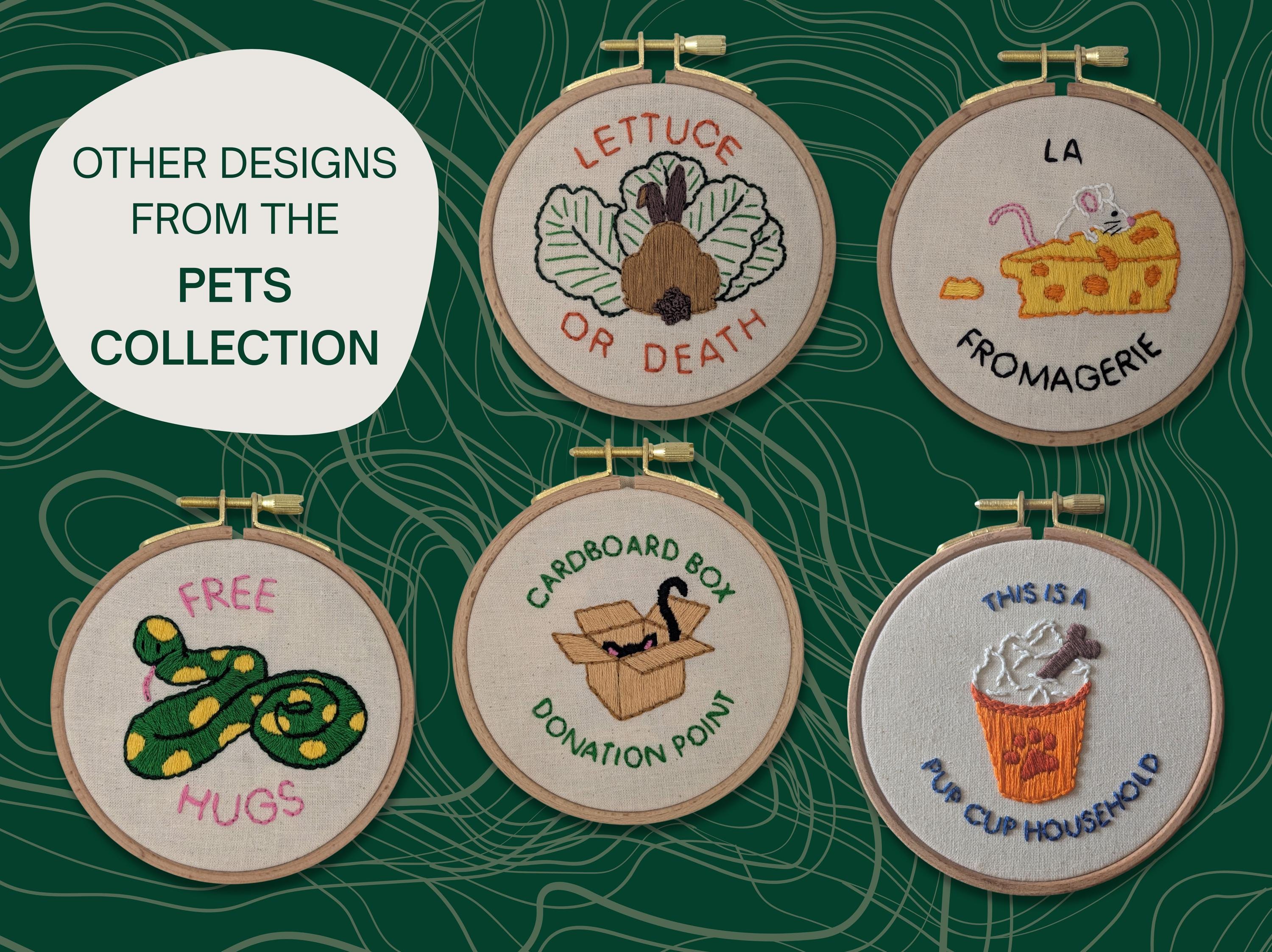 Free Hugs Embroidery Kit