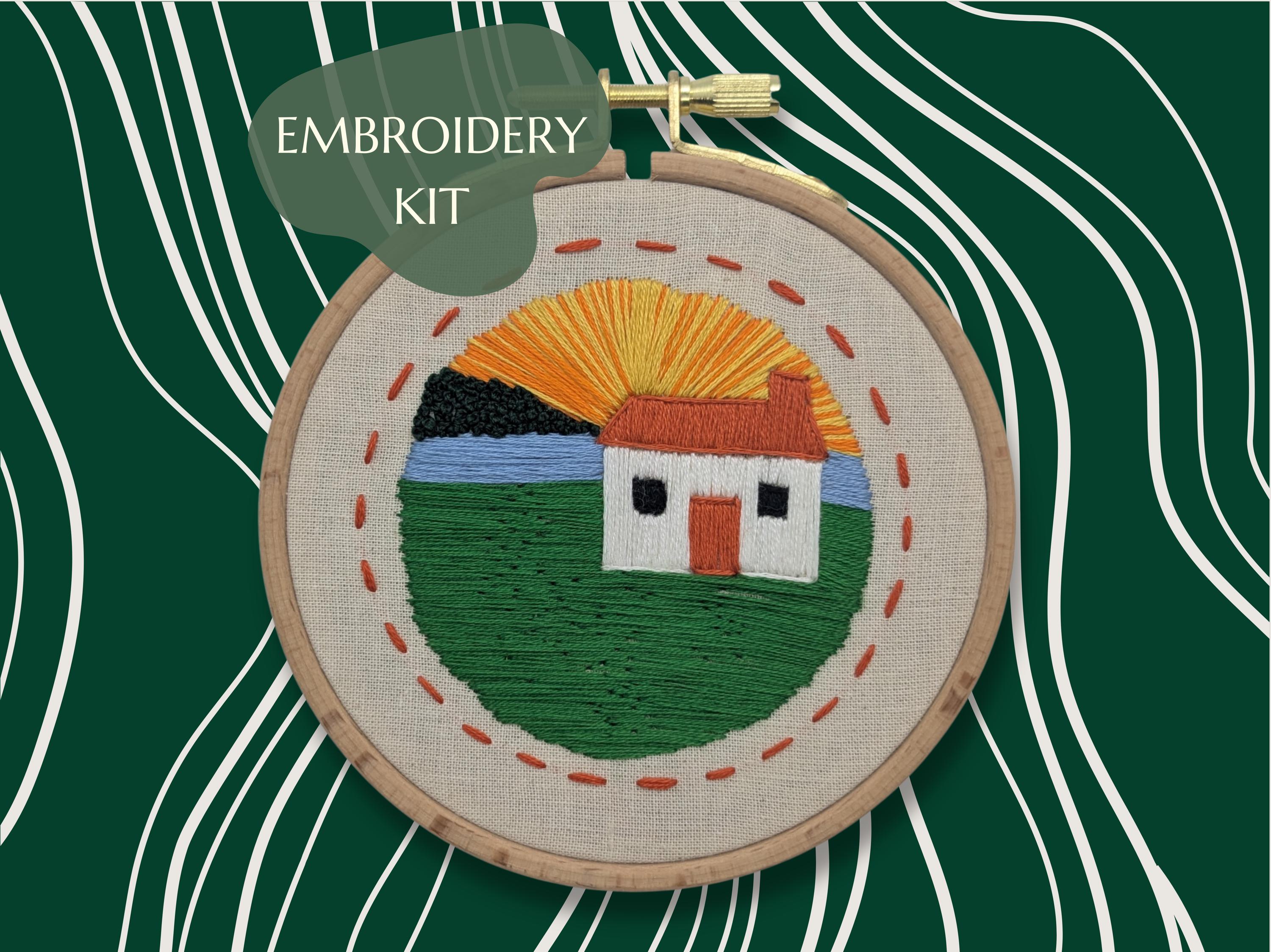 Highland Bothy Embroidery Kit