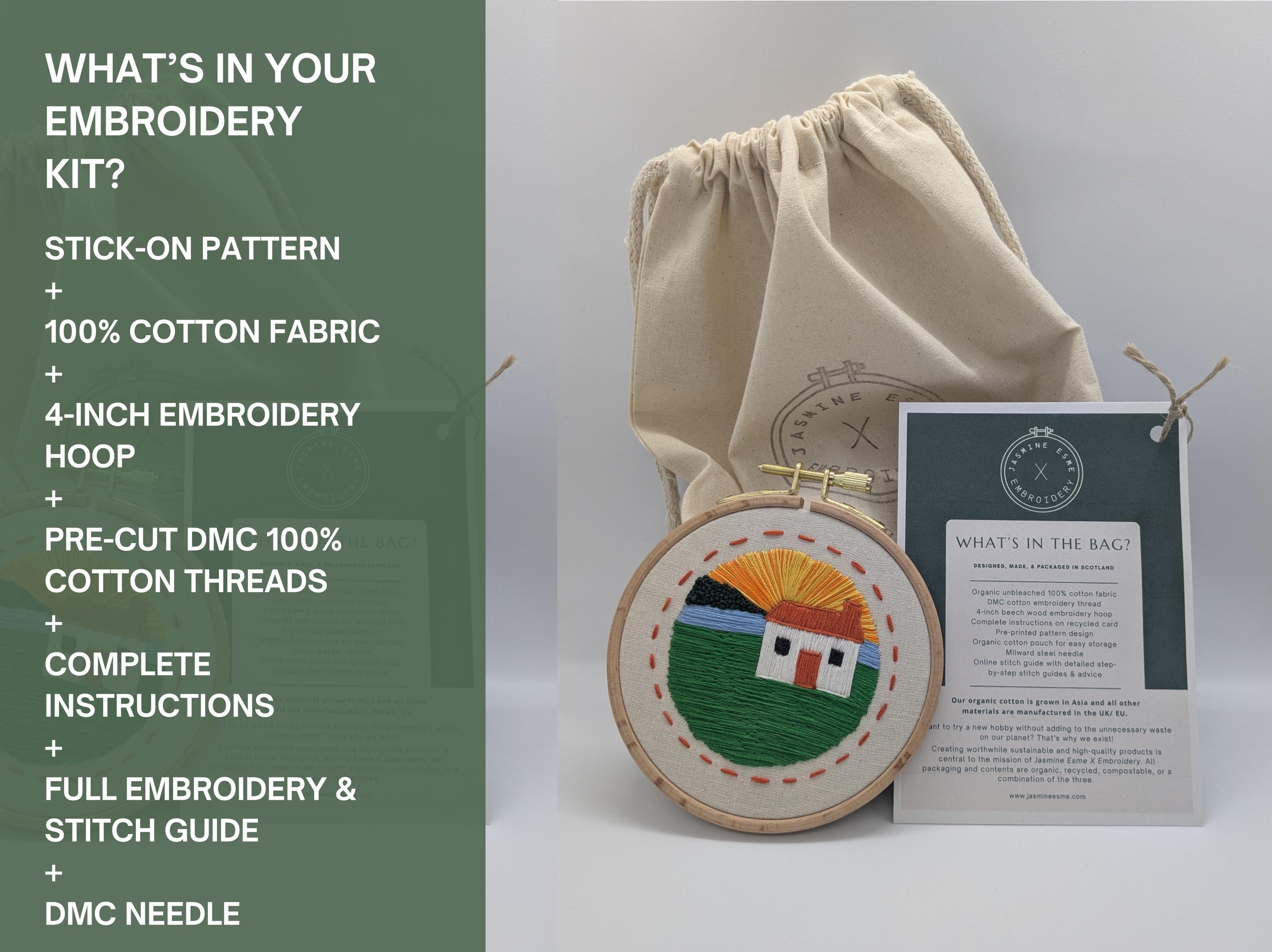 Highland Bothy Embroidery Kit