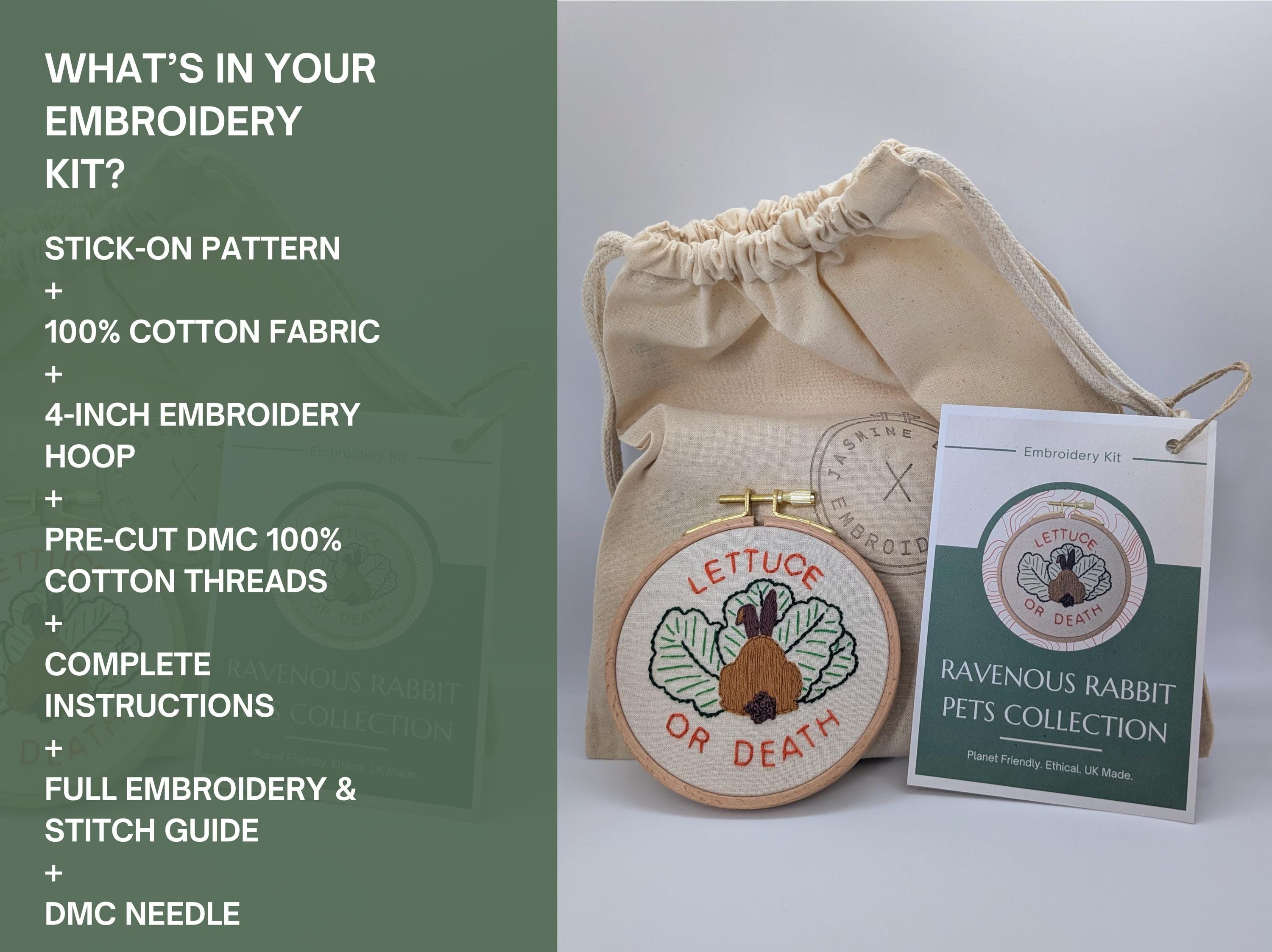 Bunny Rabbit Embroidery Kit