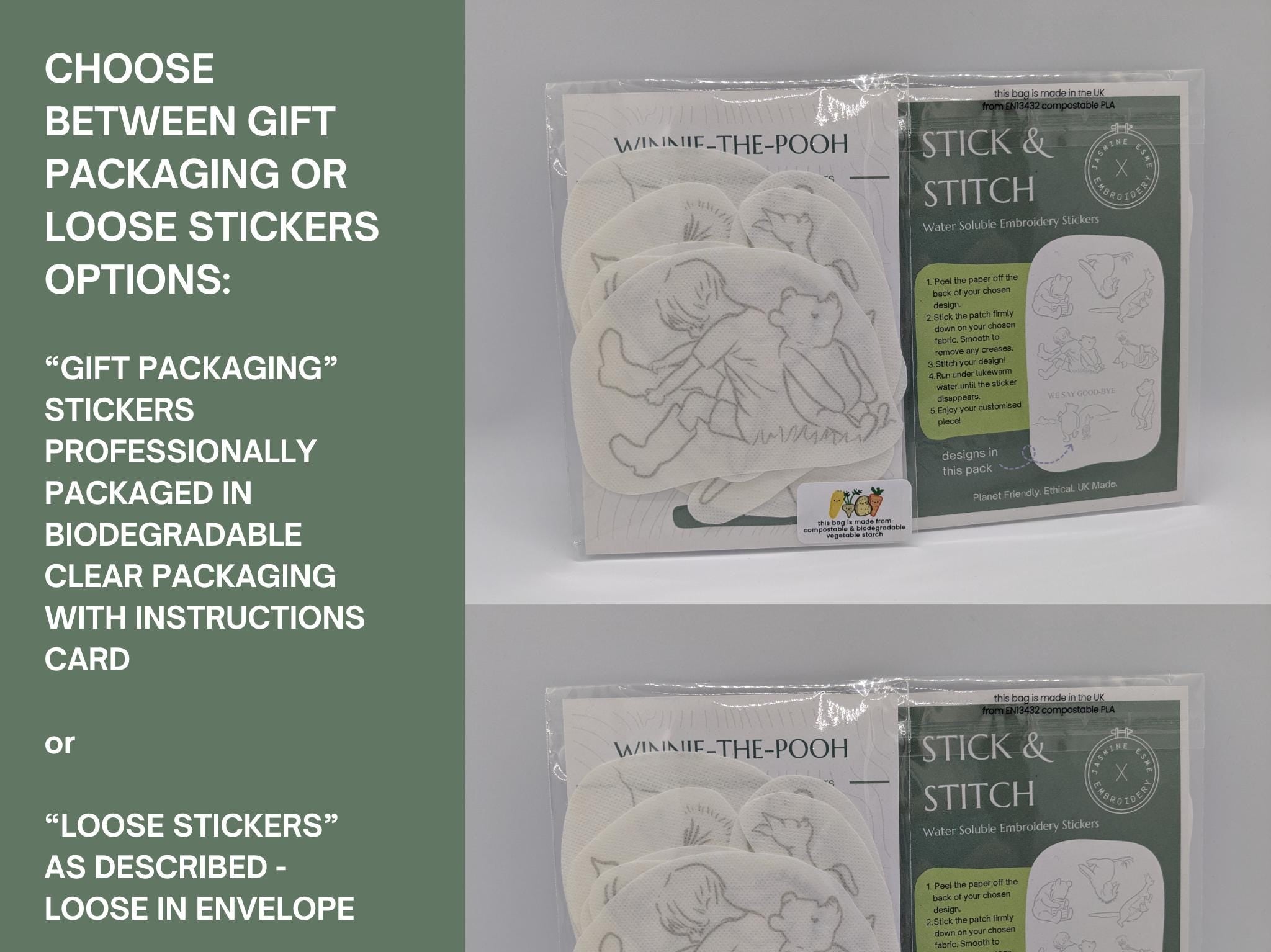 Winnie the Pooh & Friends Embroidery Stickers